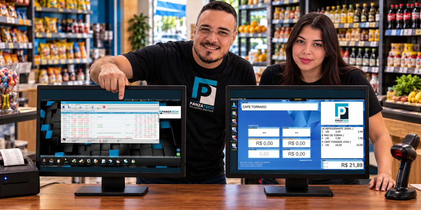 Equipe Panzatech em atividade relacionada à solução apresentada